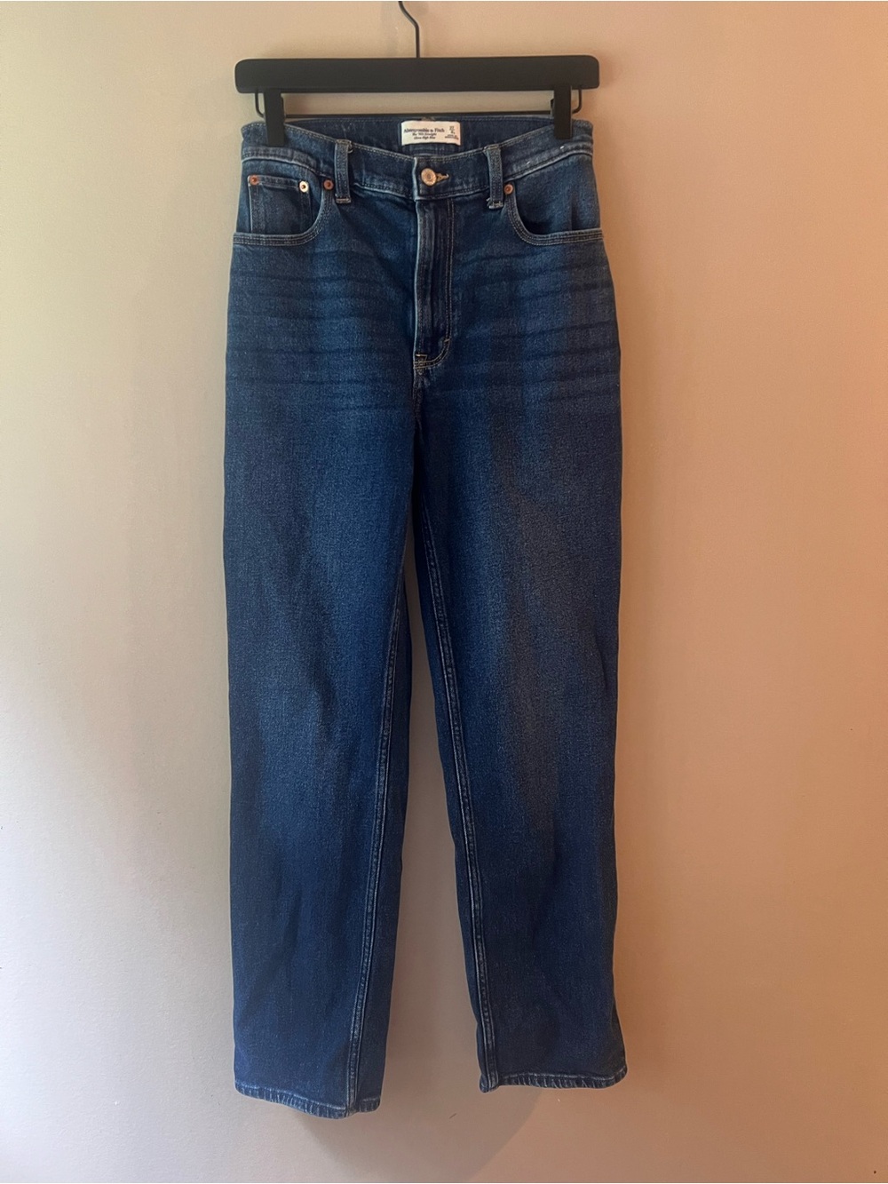 Abercrombie & Fitch Dark Blue Straight Jeans